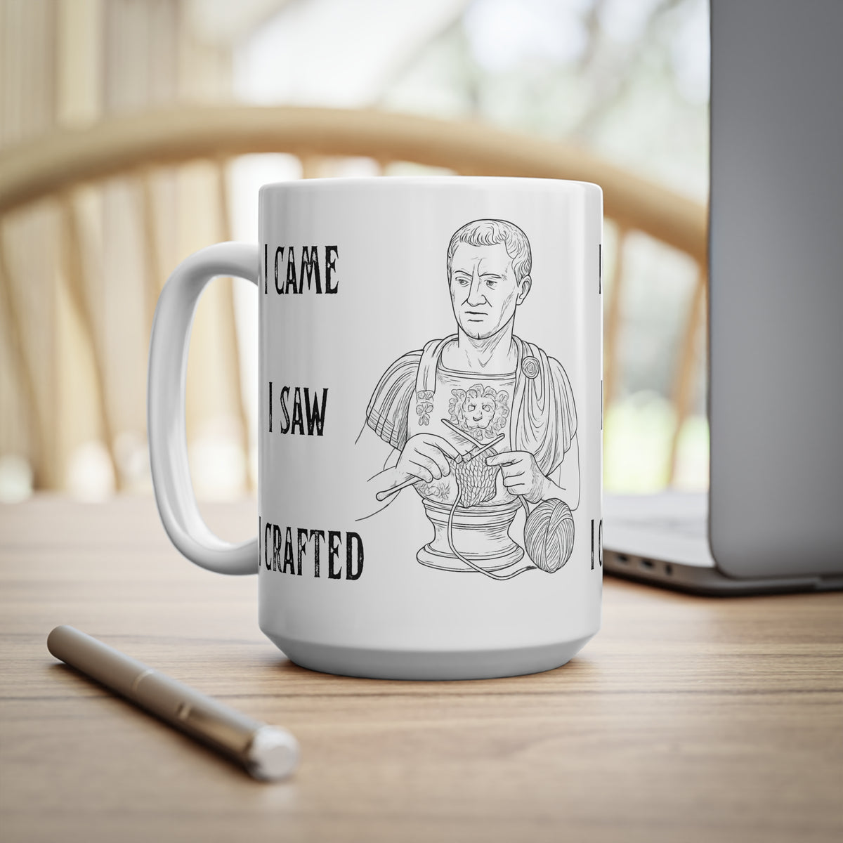 I came, I saw, I crafted Craft Comedy Crematic Mug