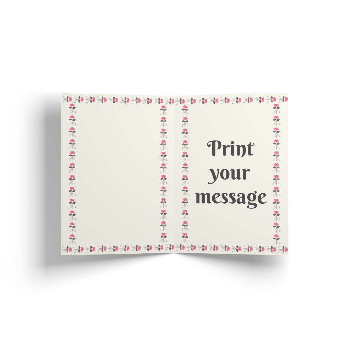 July Waterlily "Happy Birthday" Floral Birthday Card - Arlene Stitch
