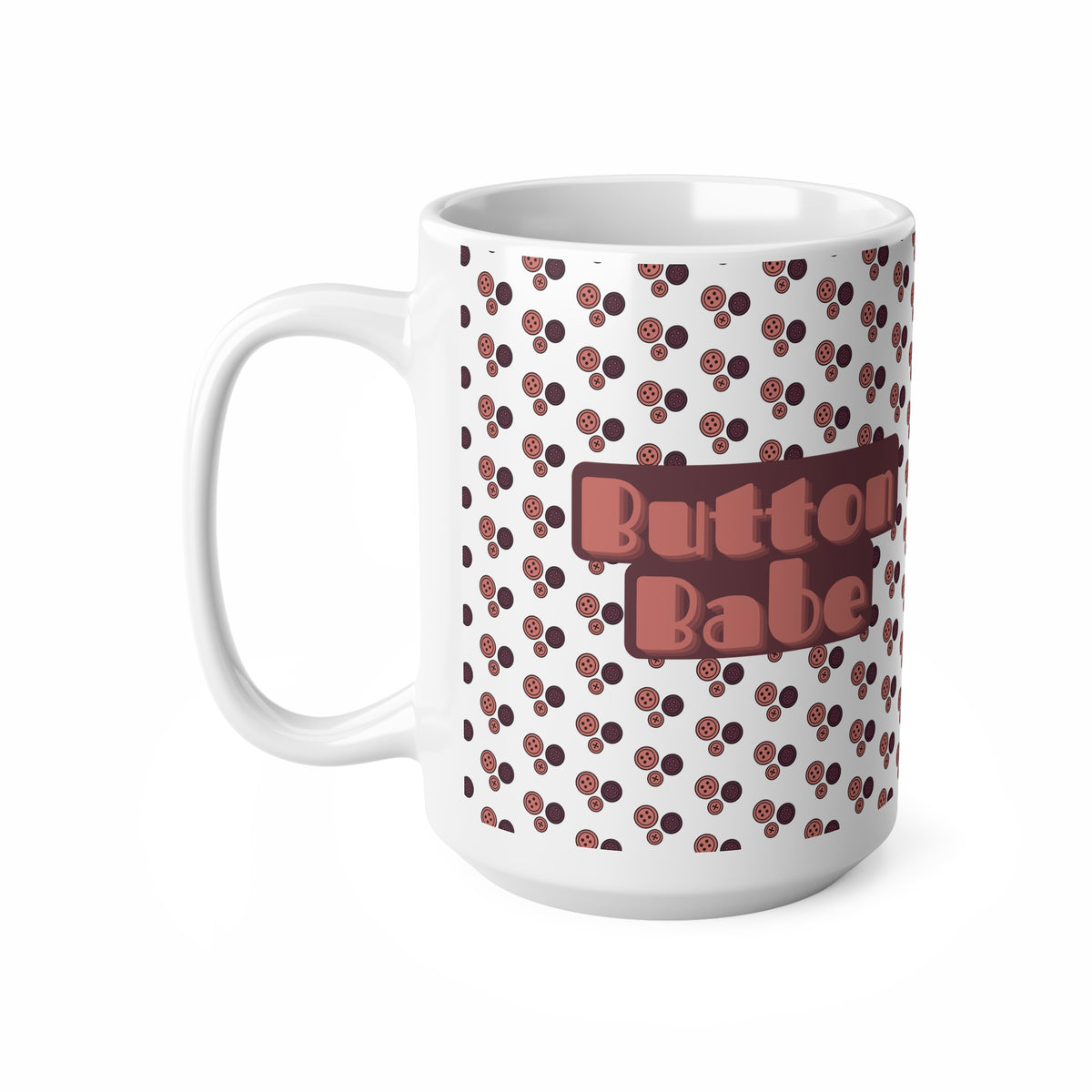 Button Babe Mug