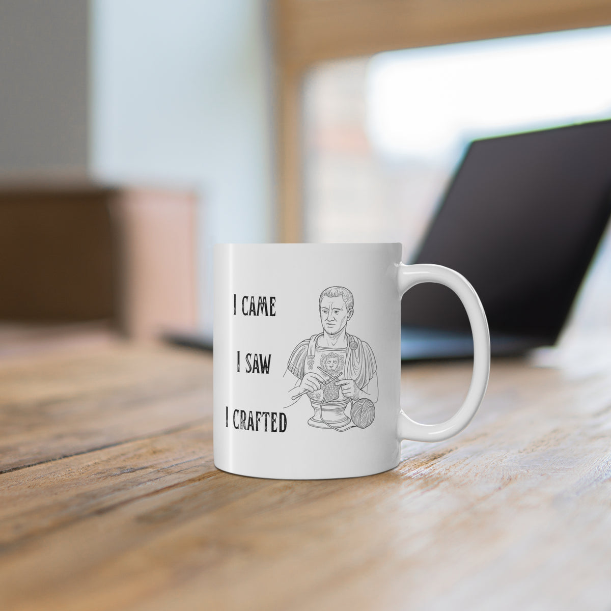 I came, I saw, I crafted Craft Comedy Crematic Mug