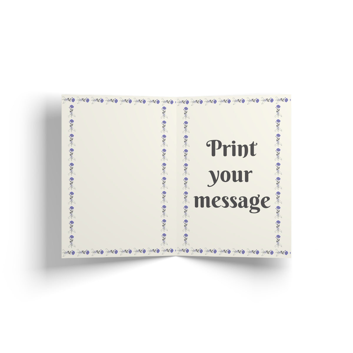 August Poppy "Happy Birthday" Floral Birthday Card - Arlene Stitch