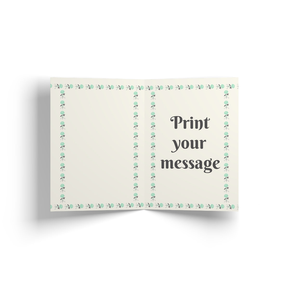 November Chrysanthemum "Happy Birthday" Floral Birthday Card - Arlene Stitch