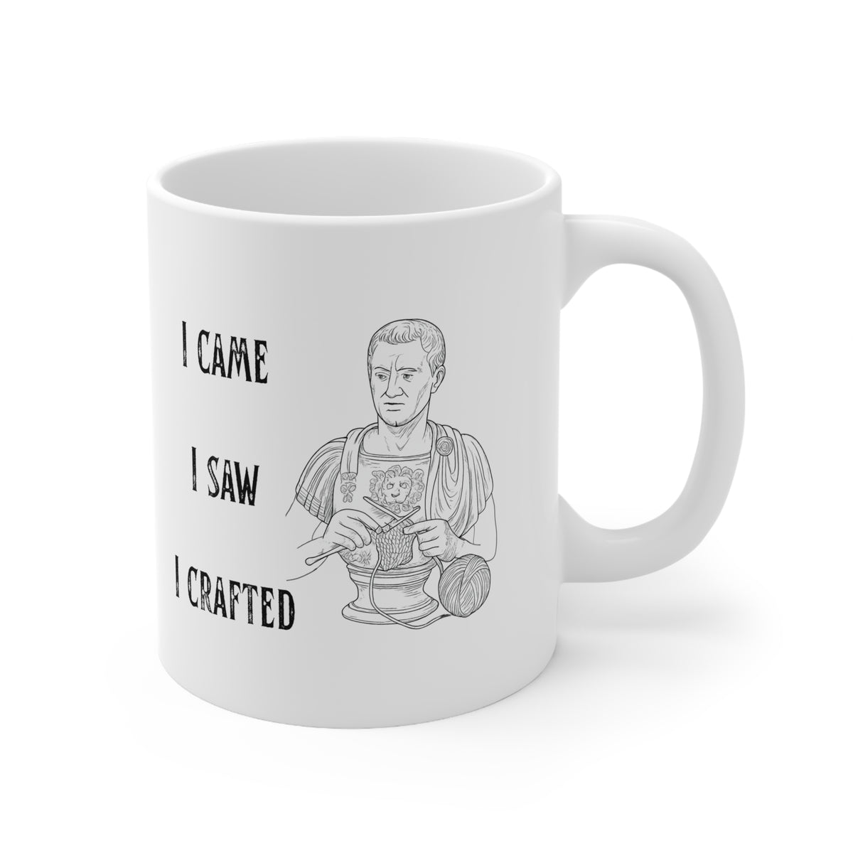 I came, I saw, I crafted Craft Comedy Crematic Mug