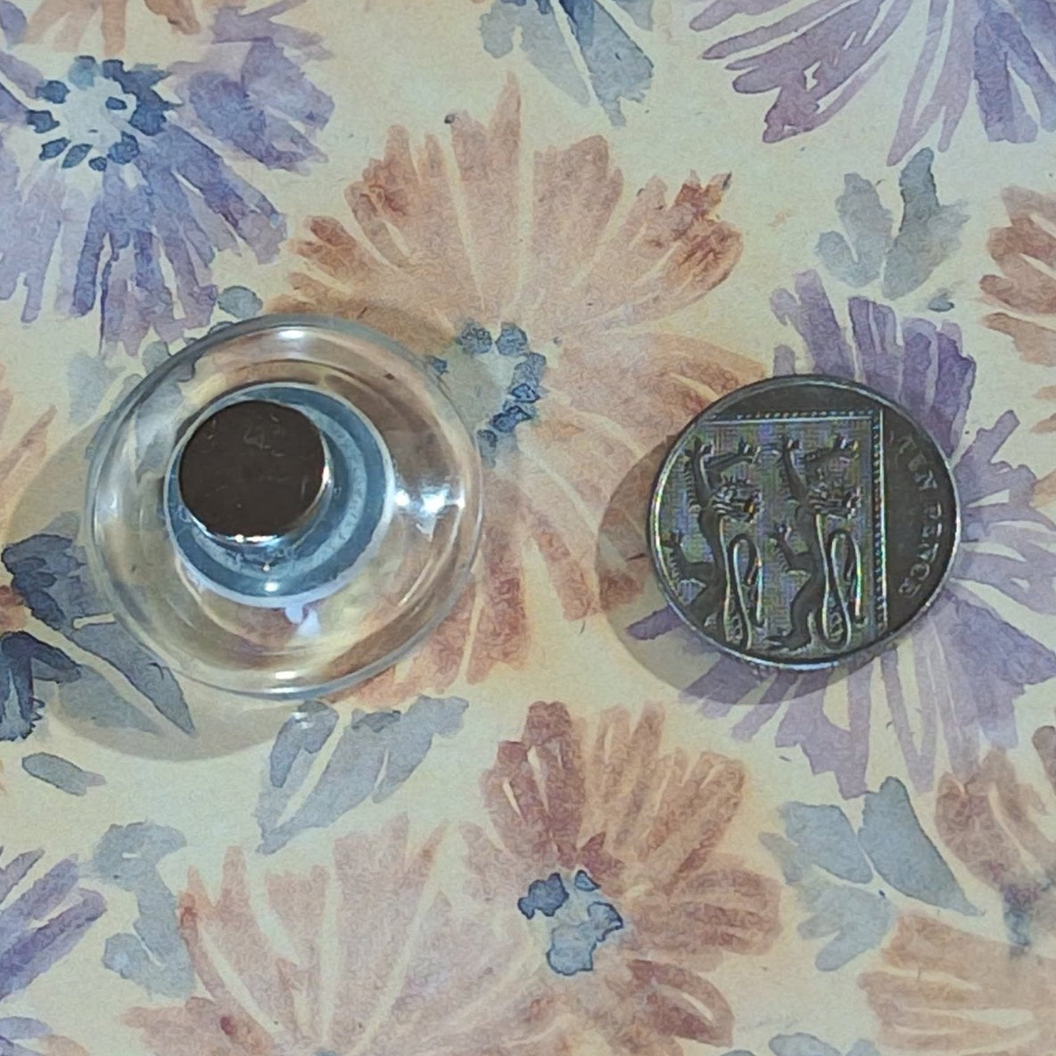 Large Two-Tone Chunky Recycled Button Magnets - Arlene Stitch
