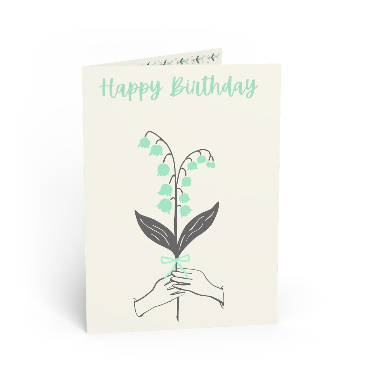 May Lilly of the Valley "Happy Birthday" Floral Birthday Card Paper products