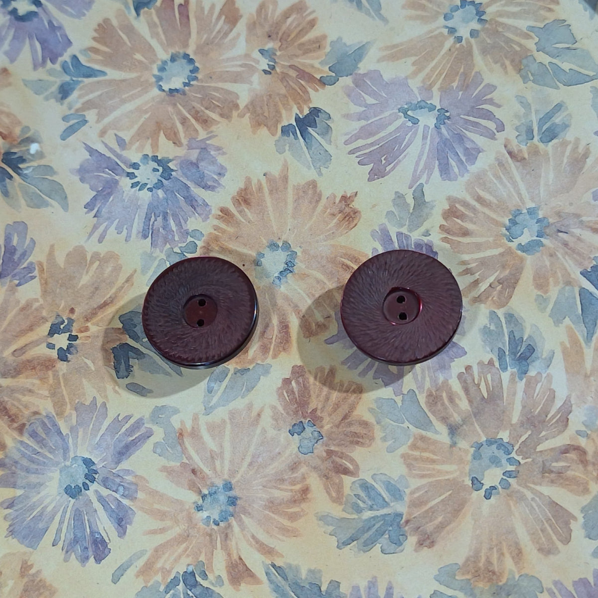 Medium Pink Iridescent Recycled Button Magnets Fridge Magnet